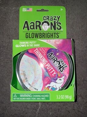 GlowBrights Unicorn Thinking Putty - Pink & White